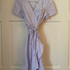 GAP Lavender Wrap Dress